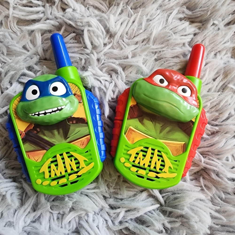Walkie Talkies - Green and Red Ninja Turtle Works Fun Play‎